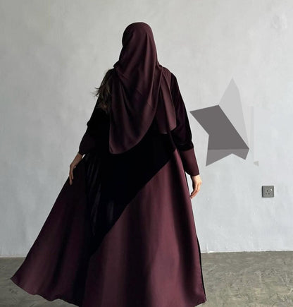 عباية مخمل مع ستان فاي